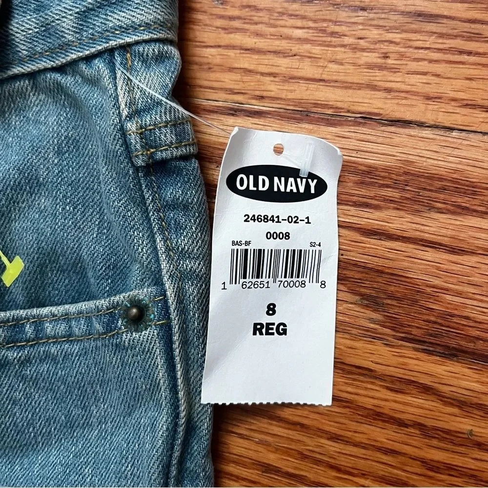 Old Navy NWT Denim Boys Size 8 Regular Jeans